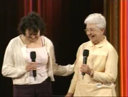 Cheryl and Sally from the audience