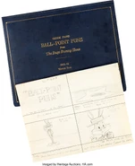 A set of storyboards used for the episode's bridging segments.