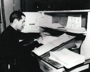 McKimson at his animation desk c. 1936.