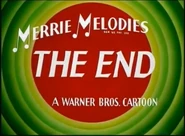 Merrie Melodies ending sequence.png (295 KB) Merrie Melodies "THE END" title card