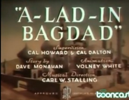 "A-Lad-In Bagdad" title card, as shown on Tooncast