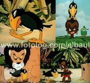 Different scenes from "The Little Lion Hunter"