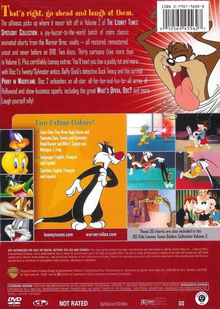 Looney Tunes DVD Collection: Warner Bros 50 Cartoon Collection / Spotlight  Collection Premiere Edition (2-Set DVD Bundle)