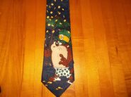 -TAX CARTOON -GOLF LOONEY TUNES NOVELTY POLYESTER TIE 1996