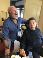 Charlie with Tim Curry