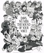 A tribute ad following his death which features the many Hanna-Barbera characters that he had voiced