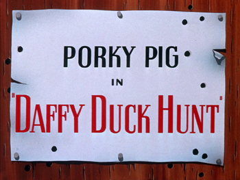 Daffy Duck Hunt Restored Title Card