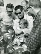 Bob with his daughter Ruth as a baby.