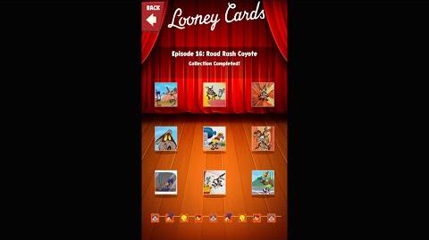 Looney Tunes Dash Card Collection Episode 16 Road Rash Coyote