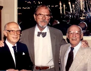 Chuck with Walter Lantz and Friz Freleng