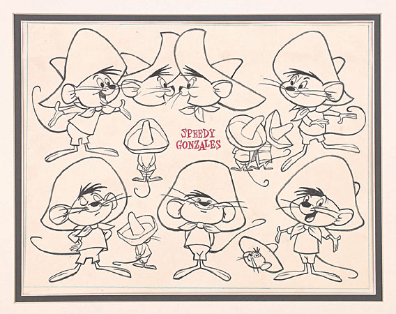 Speedy Gonzales color page - Coloring pages for kids