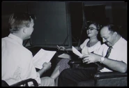 June with Mel Blanc and Chuck Jones