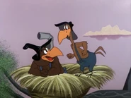 Ray's characters tend to have "fan-shaped" eyes.