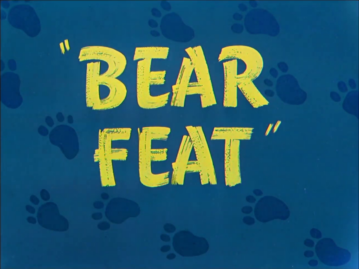 Cartoon titles. Bear feat. Bear Tune.