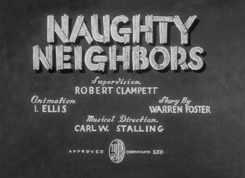 Naughty Neighbors Title Card (In HD)