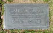 Bob's gravestone at the Forest Lawn Memorial Park