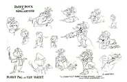 King Daffy's model sheet