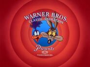 Opening card with Road Runner and Wile E. Coyote