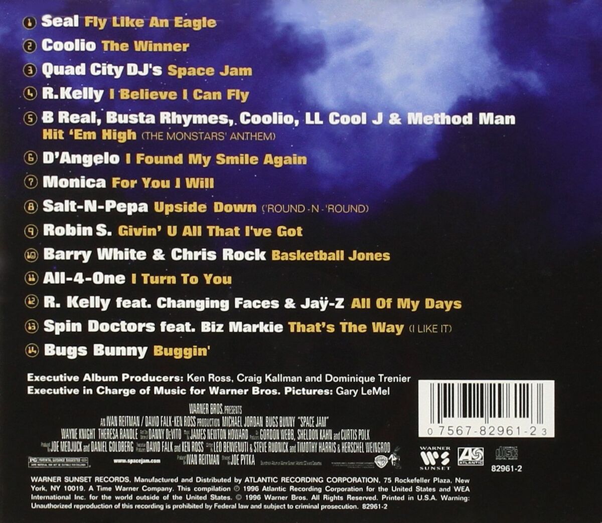 Space Jam (soundtrack) Looney Tunes Wiki Fandom