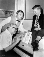 Chuck with his grandson, Todd Kausen, and Walt Kelly