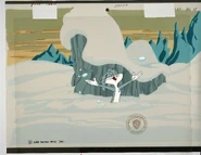 Production background and cel