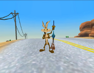 Wile as he appears in the Looney Tunes: Back in Action (video game).