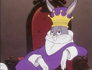 King Bugs in "Bugs Bunny in King Arthur's Court"