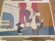 Production background & cels