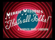 Merrie Melodies That's All Folks (1954-1955)