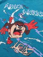 Vintage 1989 Taz Water Works Tee Shirt