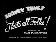 First "That's all Folks!" signoff.