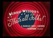 Merrie Melodies That's All Folks (1959-1964)