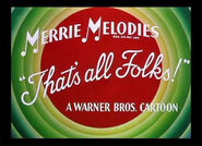 Merrie Melodies That's All Folks (1947-1949)