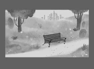 Black-and-white and colored backgrounds, colors by Saera Hwang