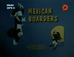 Mexican Boarders Speedy Gonzales and Slowpoke Rodriguez Animation, Lot  #15352