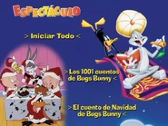 Menu for Bugs Bunny's 3rd Movie: 1001 Rabbit Tales
