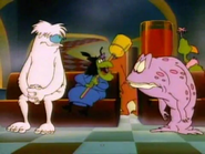 Hugo with Witch Hazel and Oogie in Tiny Toon Adventures