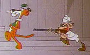 Cool Cat is being chased by Colonel Rimfire