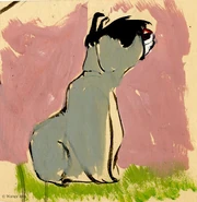 Model painting by Chuck Jones