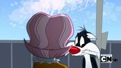 Sylvester's mother criticizes him for not making something out of himself.