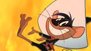He'll set fire to the street, with his tiny mousey feet.