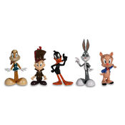 Figure 5-Pack including Bugs Bunny, Daffy Duck, Porky Pig, and exclusive Lola Bunny and Elmer Fudd figures