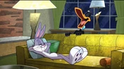 Daffy saying that Bugs peaked too soon...