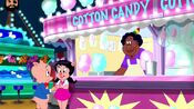 Porky and Petunia ordering cotton candy.