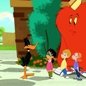 looney tunes pool slide