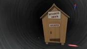 A dynamite shack approaches Wile E.