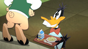 Daffy in high school.