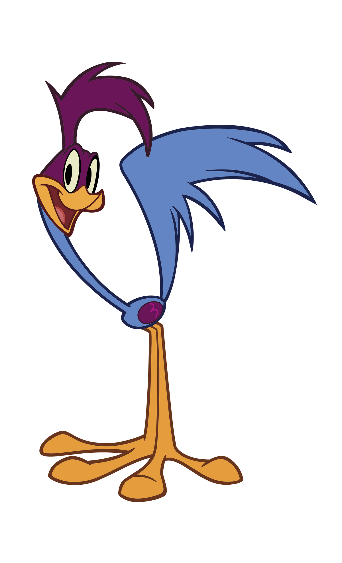 Lexica - A roadrunner from looney tunes running with spinning legs