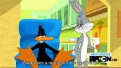 Bugs asks Daffy if he would like to go to the movies...