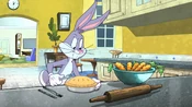 Bugs making a carrot pie.